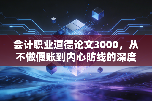 会计职业道德论文3000，从不做假账到内心防线的深度思考