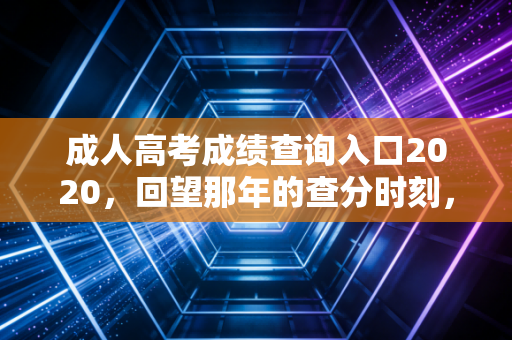 成人高考成绩查询入口2020,回望那年的查分时刻,聊聊学历与CPA梦想的羁绊