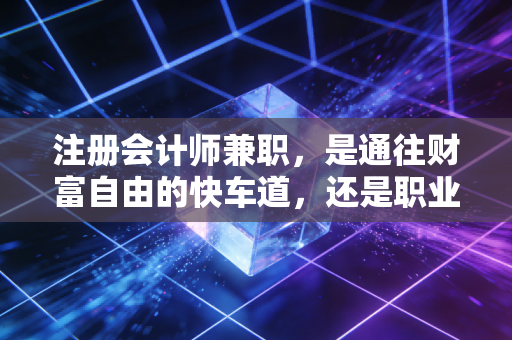 注册会计师兼职，是通往财富自由的快车道，还是职业生涯的隐形地雷？