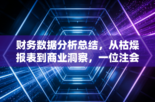 财务数据分析总结，从枯燥报表到商业洞察，一位注会眼中的数据真相