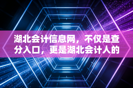 湖北会计信息网，不仅是查分入口，更是湖北会计人的职业灯塔