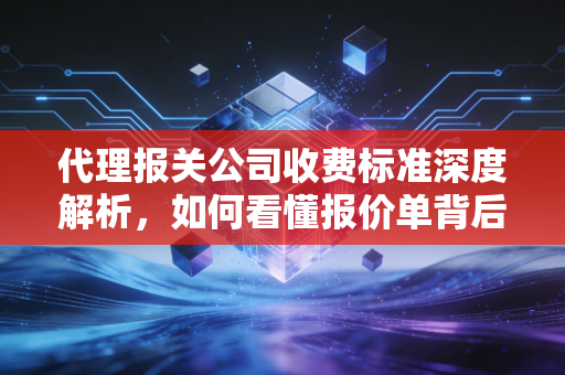 代理报关公司收费标准深度解析，如何看懂报价单背后的隐形账单？