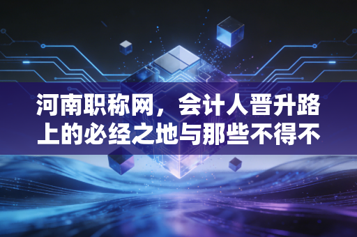 河南职称网，会计人晋升路上的必经之地与那些不得不说的心里话