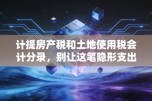 计提房产税和土地使用税会计分录,别让这笔隐形支出拖垮你的利润表