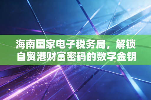 海南国家电子税务局，解锁自贸港财富密码的数字金钥匙，我的亲测体验与深度思考