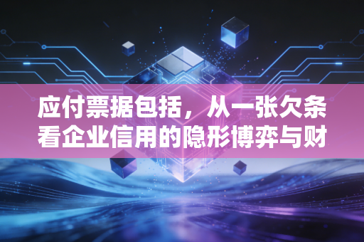 应付票据包括，从一张欠条看企业信用的隐形博弈与财务智慧