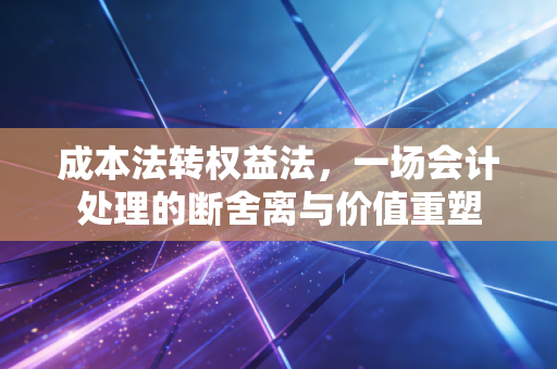 成本法转权益法,一场会计处理的断舍离与价值重塑