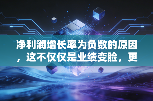 净利润增长率为负数的原因，这不仅仅是业绩变脸，更是读懂企业的必经之路