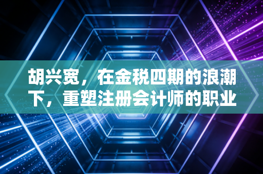 胡兴宽，在金税四期的浪潮下，重塑注册会计师的职业尊严与合规边界