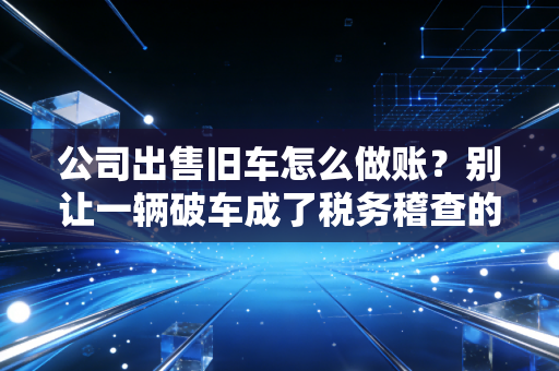 公司出售旧车怎么做账?别让一辆破车成了税务稽查的导火索——老会计的实操避坑指南