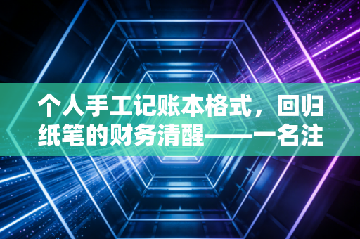 个人手工记账本格式，回归纸笔的财务清醒——一名注册会计师的私房建议