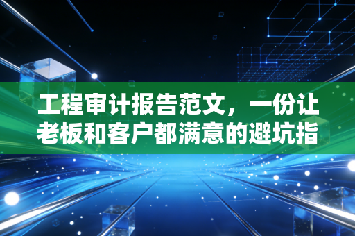 工程审计报告范文,一份让老板和客户都满意的避坑指南