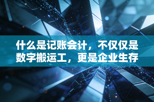什么是记账会计,不仅仅是数字搬运工,更是企业生存的数字底座