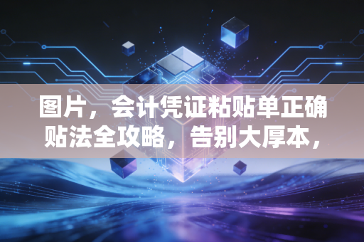 图片，会计凭证粘贴单正确贴法全攻略，告别大厚本，让财务总监眼前一亮