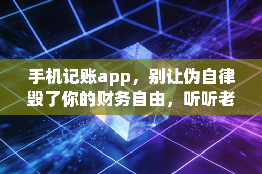 手机记账app,别让伪自律毁了你的财务自由,听听老CPA的大实话