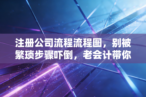 注册公司流程流程图，别被繁琐步骤吓倒，老会计带你拆解创业第一关