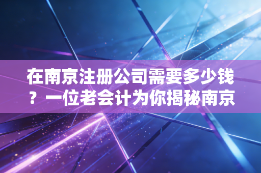 在南京注册公司需要多少钱？一位老会计为你揭秘南京创业的真实成本与隐形账单