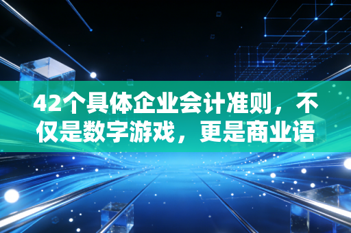 42个具体企业会计准则,不仅是数字游戏,更是商业语言的底层逻辑