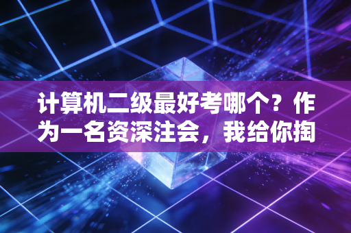计算机二级最好考哪个?作为一名资深注会,我给你掏心窝子的建议