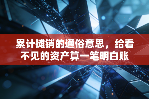 累计摊销的通俗意思，给看不见的资产算一笔明白账