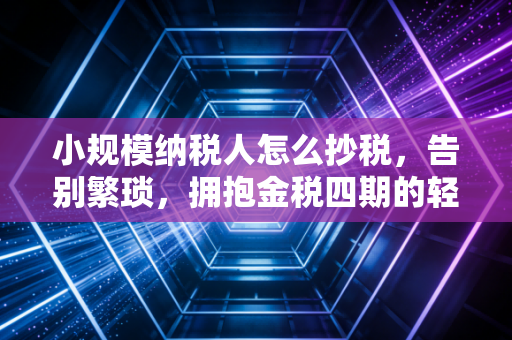 小规模纳税人怎么抄税，告别繁琐，拥抱金税四期的轻松纳税之旅