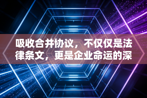 吸收合并协议,不仅仅是法律条文,更是企业命运的深度博弈