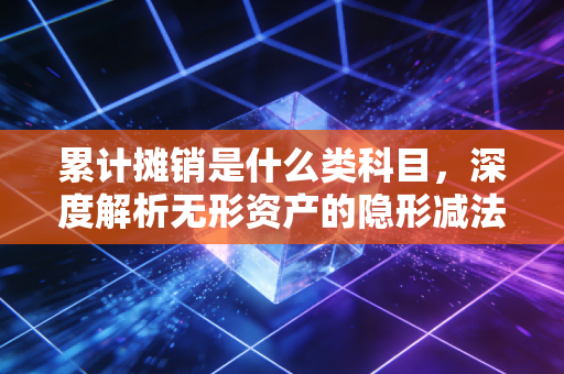 累计摊销是什么类科目,深度解析无形资产的隐形减法与会计智慧