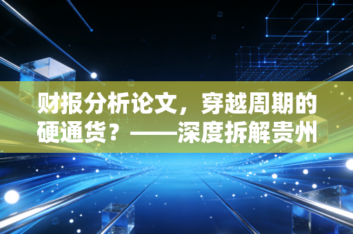 财报分析论文，穿越周期的硬通货？——深度拆解贵州茅台2023年财报背后的商业真相