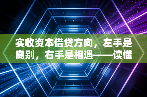 实收资本借贷方向，左手是离别，右手是相遇——读懂资本背后的商业冷暖