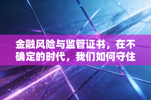 金融风险与监管证书,在不确定的时代,我们如何守住财富的底线?