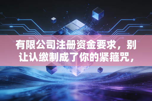 有限公司注册资金要求，别让认缴制成了你的紧箍咒，2024年新规下的深度避坑指南