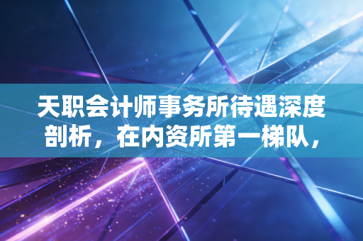 天职会计师事务所待遇深度剖析,在内资所第一梯队,性价比到底如何?