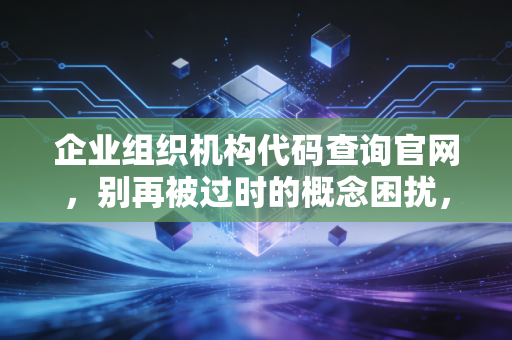 企业组织机构代码查询官网,别再被过时的概念困扰,资深CPA教你如何高效核查企业身份