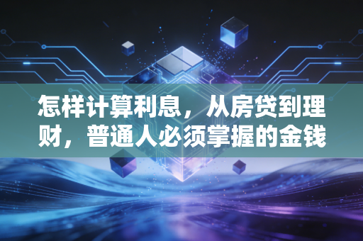 怎样计算利息，从房贷到理财，普通人必须掌握的金钱时间价值