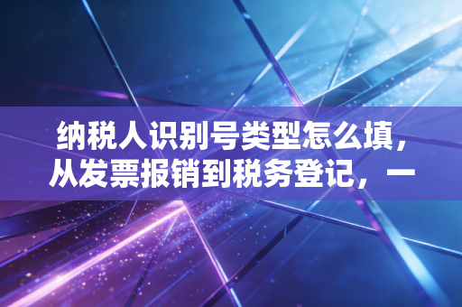 纳税人识别号类型怎么填，从发票报销到税务登记，一次搞懂那些让你头秃的选项