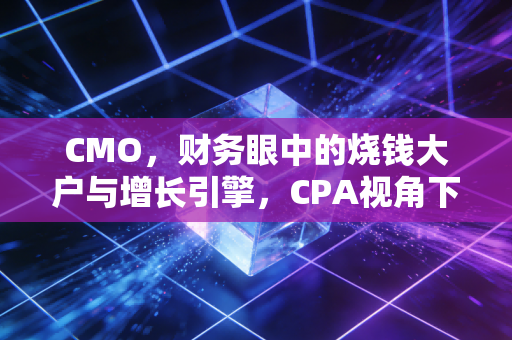CMO,财务眼中的烧钱大户与增长引擎,CPA视角下的爱恨博弈