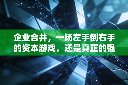 企业合并,一场左手倒右手的资本游戏,还是真正的强强联合?