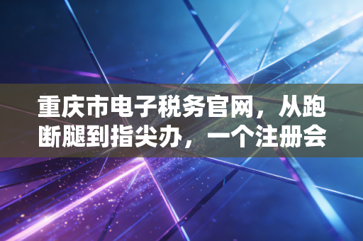重庆市电子税务官网，从跑断腿到指尖办，一个注册会计师眼中的税务数字化变迁