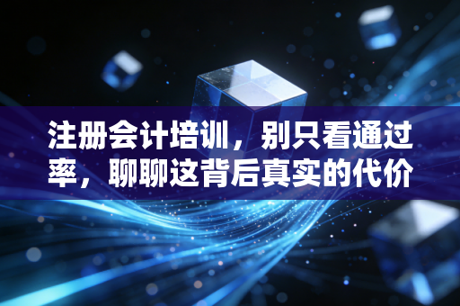 注册会计培训，别只看通过率，聊聊这背后真实的代价与回报