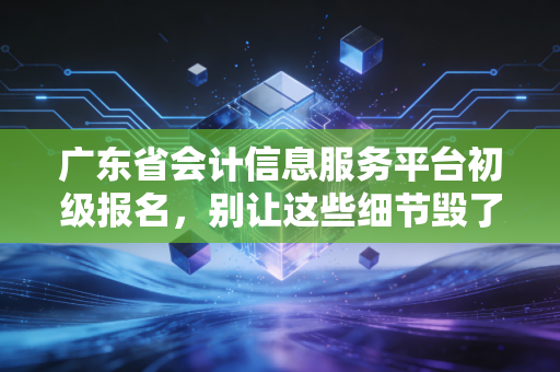 广东省会计信息服务平台初级报名,别让这些细节毁了你的会计梦,老会计带你避坑指南