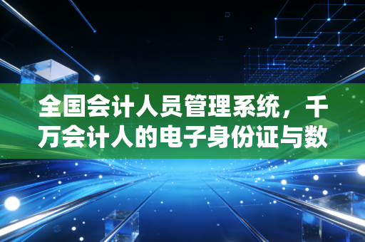 全国会计人员管理系统，千万会计人的电子身份证与数字化阵痛实录