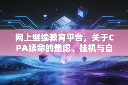 网上继续教育平台，关于CPA续命的焦虑、挂机与自我救赎