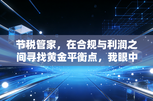 节税管家，在合规与利润之间寻找黄金平衡点，我眼中的税务筹划艺术