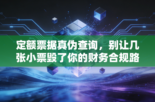 定额票据真伪查询,别让几张小票毁了你的财务合规路