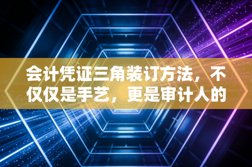 会计凭证三角装订方法，不仅仅是手艺，更是审计人的第一道修养