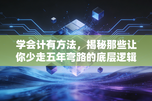 学会计有方法，揭秘那些让你少走五年弯路的底层逻辑