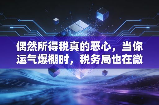 偶然所得税真的恶心,当你运气爆棚时,税务局也在微笑