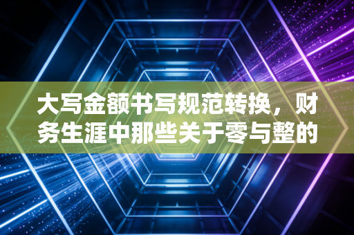 大写金额书写规范转换，财务生涯中那些关于零与整的惊心动魄