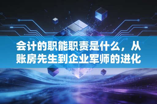 会计的职能职责是什么，从账房先生到企业军师的进化之路