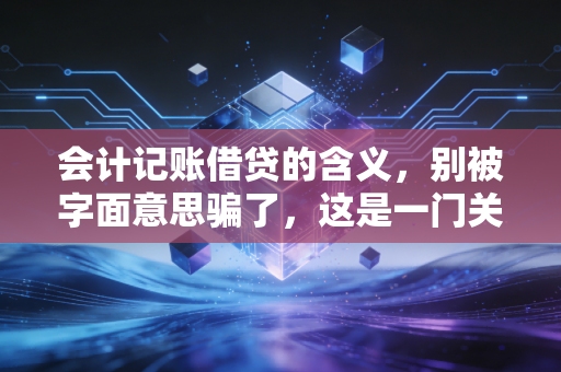 会计记账借贷的含义，别被字面意思骗了，这是一门关于平衡的商业哲学